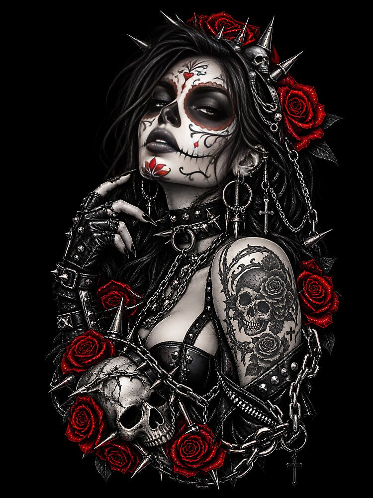 Punk Sugar Skull by VisionCrafft