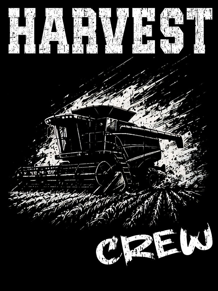 Harvest Crew Farmer Farm Ranch Farming Combine Harvester Fields Crops by Jt41