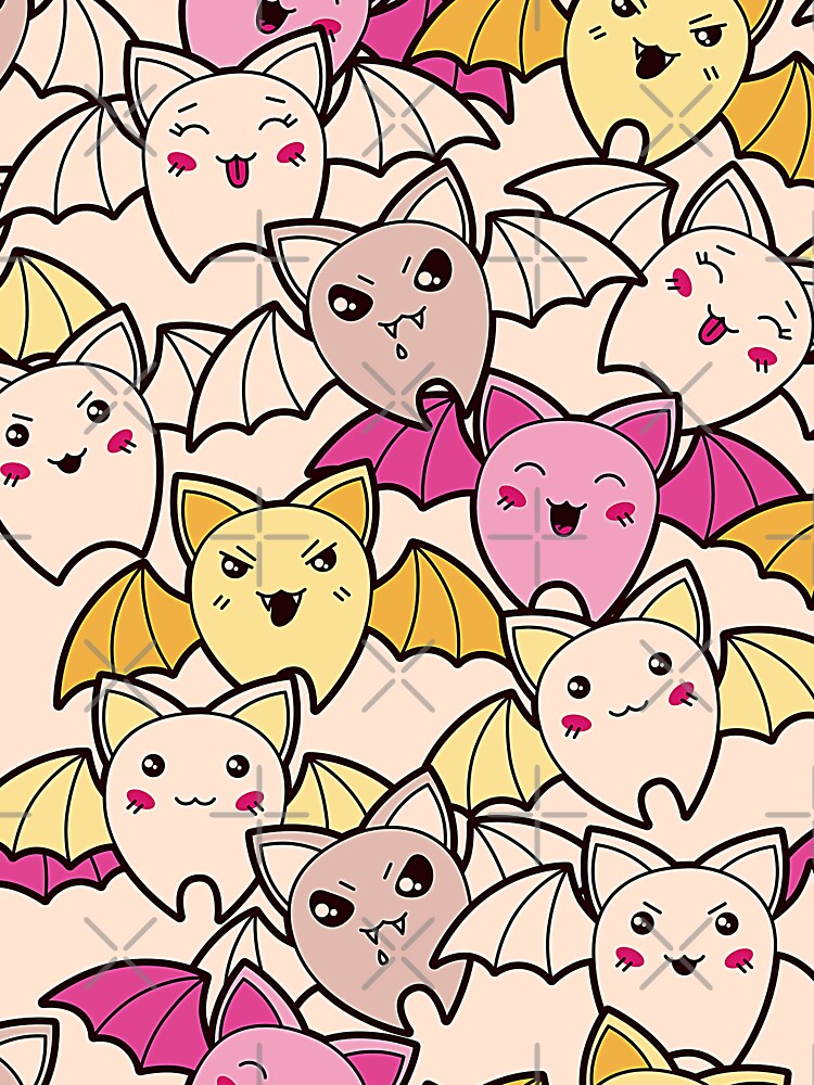 halloween cute bats pattern for kids,girls by cutecrazytshirt