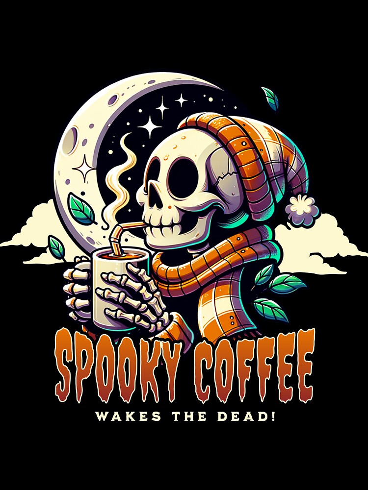 Funny Ghost “Spooky Coffee”, Halloween 2025 by Yucku1