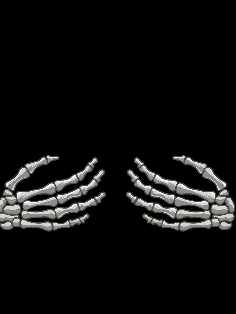 Vintage Halloween Skeleton Hands by RK-Artist