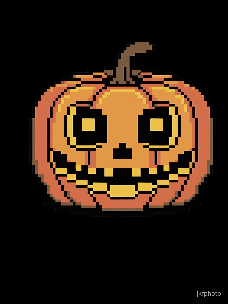 pixelated jack-o'-lantern by jkrphoto