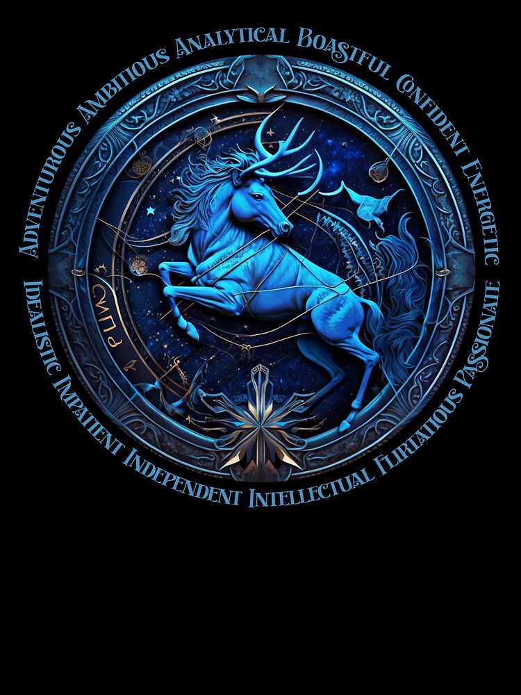 Sagittarius T-Shirt, Horoscope T-Shirt, Birthday T-Shirt, Zodiac Sign T-Shirt by Graphitti Squad