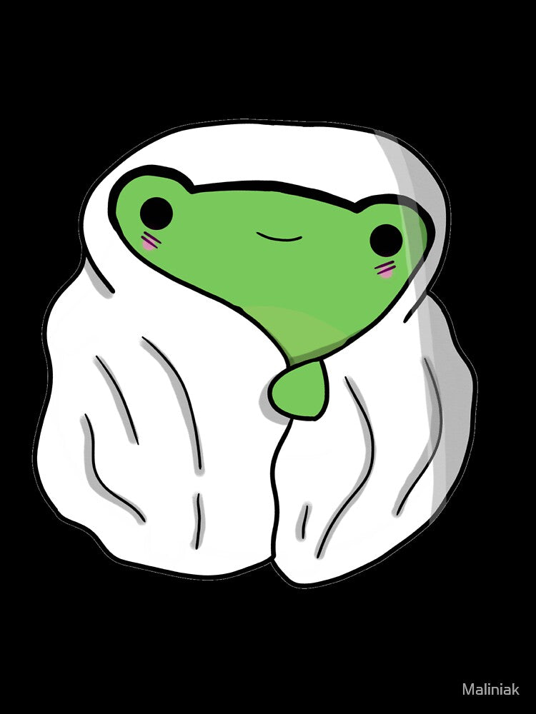 cozy frog by Maliniak
