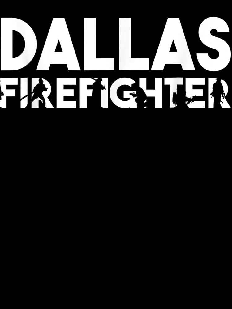 Dallas Firefighter Gift for Men Firefighter Dad by TheBloom98