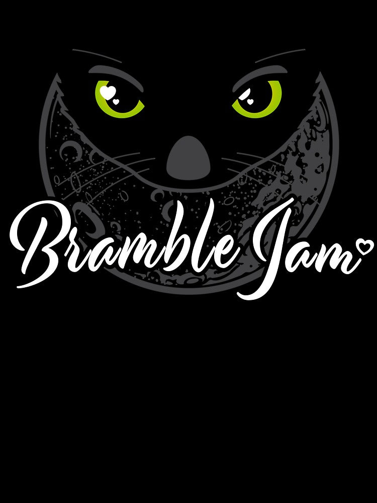 Bramble Jam – Luna Black Cat & Moon by Madeline Hoyle Hoyle