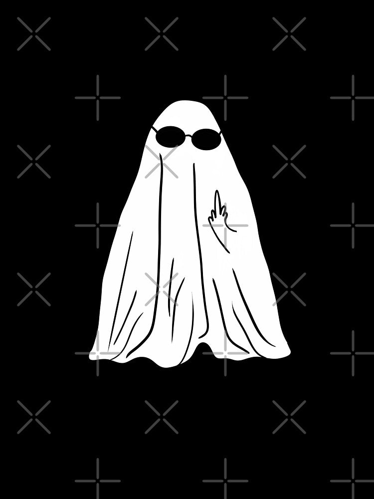 Ghost middle finger by Mermaidssparkle