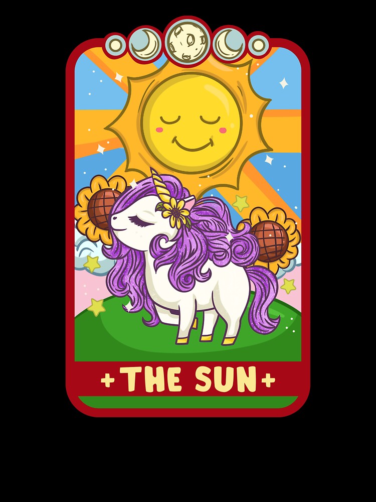 The Sun - Cute Kawaii Anime Tarot Card T-Shirt by biNutz