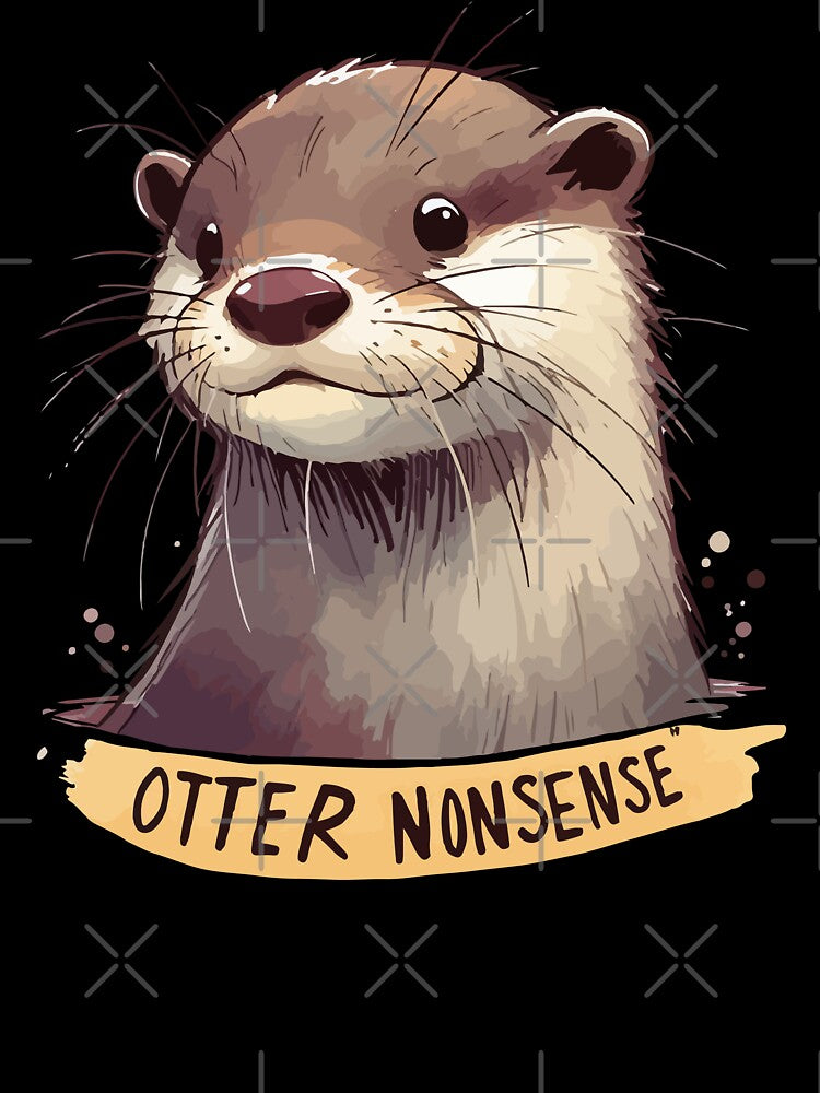 Funny Sketchy Otter Nonsense by TomFrontierArt