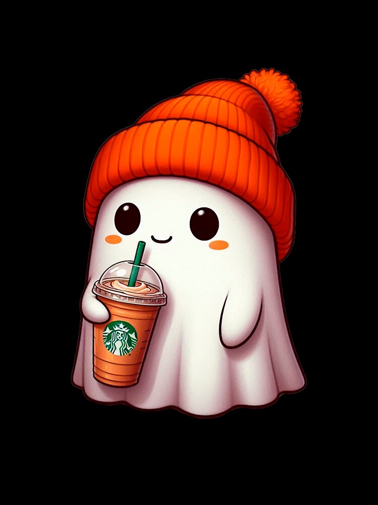 Halloween ghost coffee by Halloween  Time