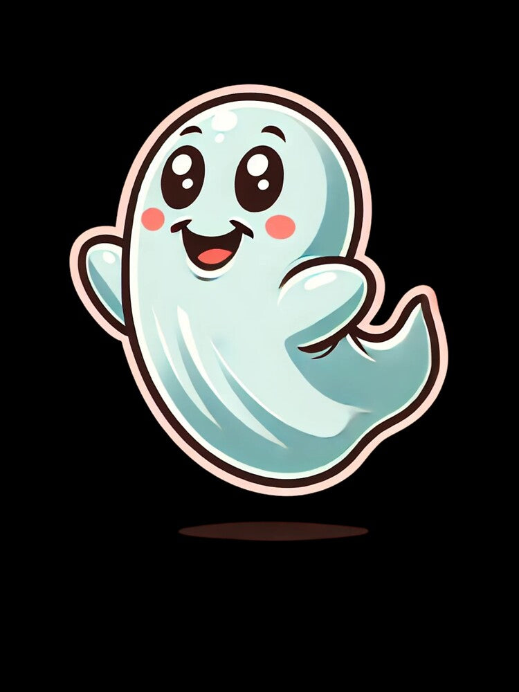 Cute Cartoon Ghost by ibobo4656