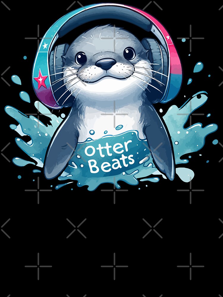 Cool Otter Beats by TomFrontierArt