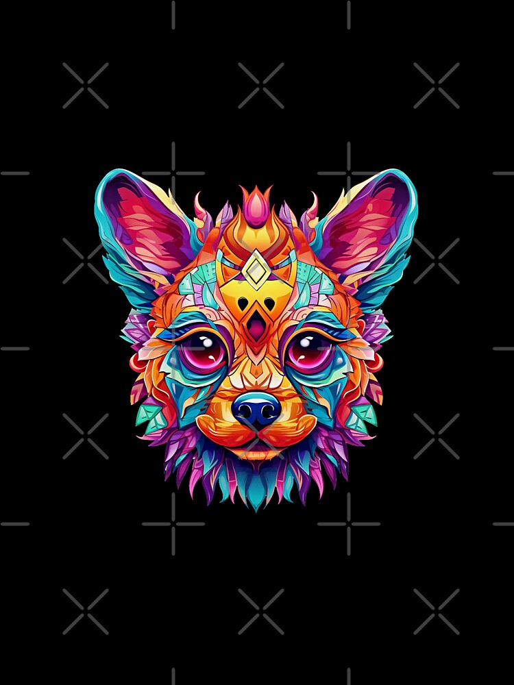 Sugar Skull Dog | Crystal Skull Dog | Day of the Dead | Dia de los Muertos | Catrina | Calaca | Calavera by CoolHippoQuotes