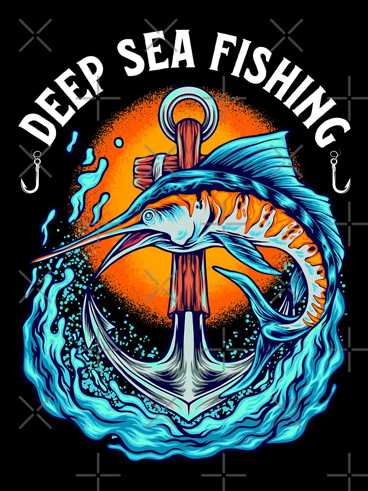 Deep Sea Fishing Marlin Fishing by Uppercase Tees