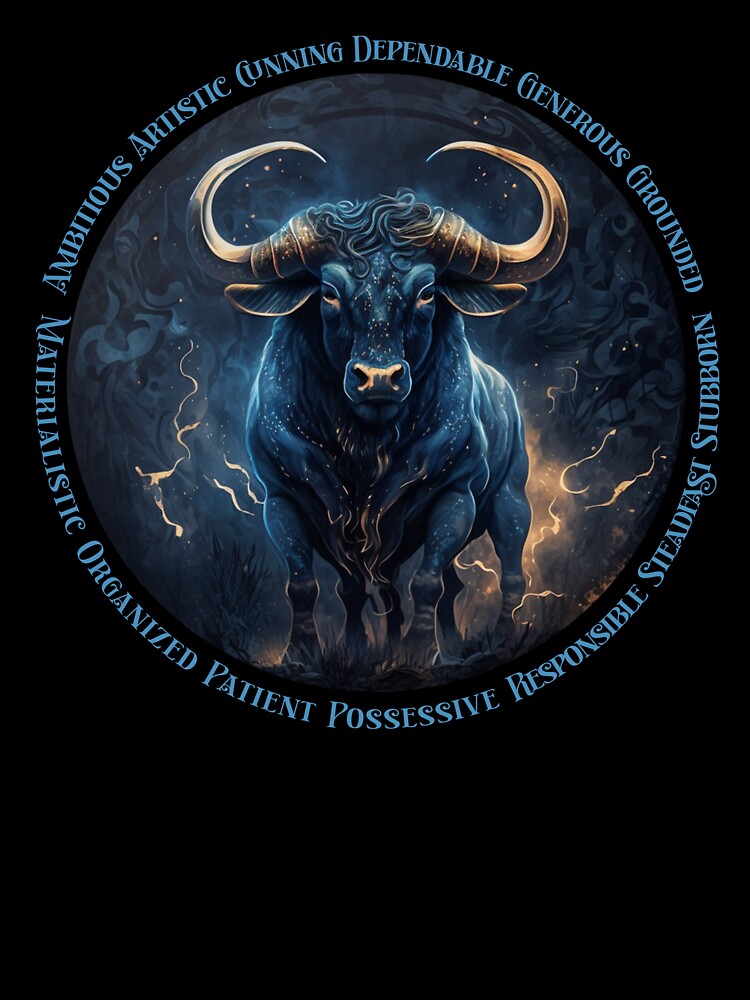 Taurus T-Shirt, Horoscope T-Shirt, Birthday T-Shirt, Zodiac Sign T-Shirt by Graphitti Squad