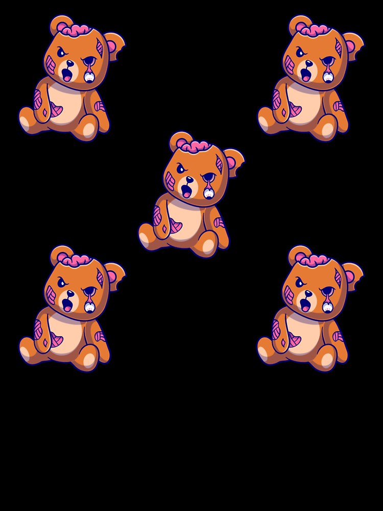 Copy of Zombie Creepy Kawaii Teddy Bear by Neylou-Art