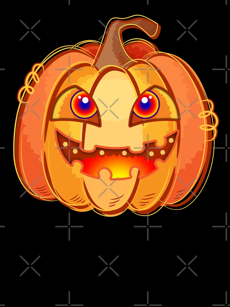 Halloween Funny Pumpkin with Lantern by MisPuHoney