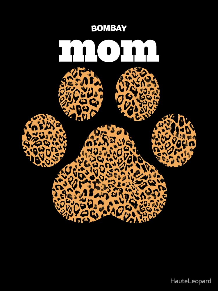 Haute Leopard Bombay Mom Cat Paw With Rich Leopard Print by HauteLeopard