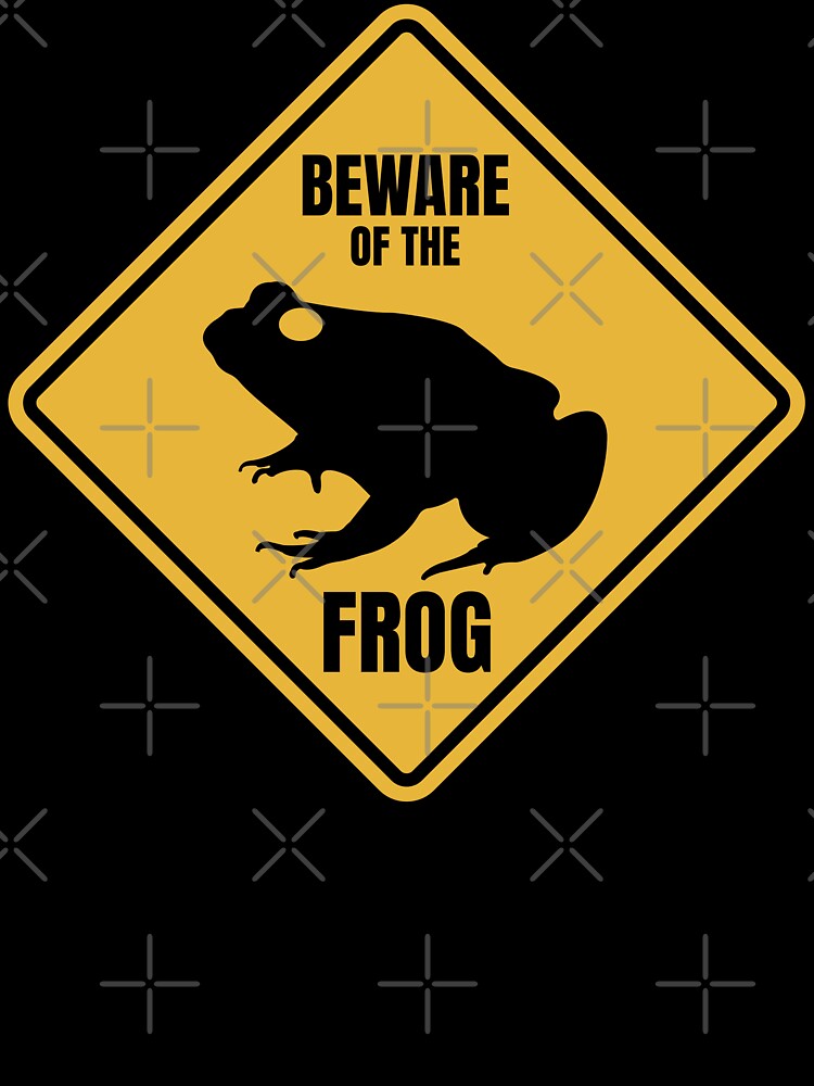 Frog Toad Road Sign by GEEK-FACTORY-EU