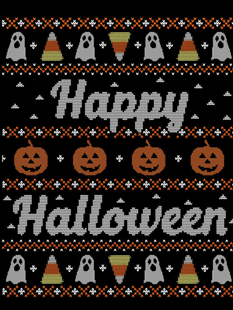 Ugly Halloween Sweater Happy Halloween by awwdhmgz0