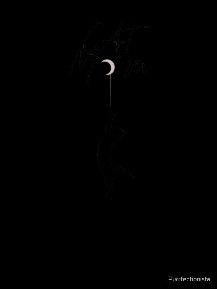 Cat Mom with Moon by Purrfectionista
