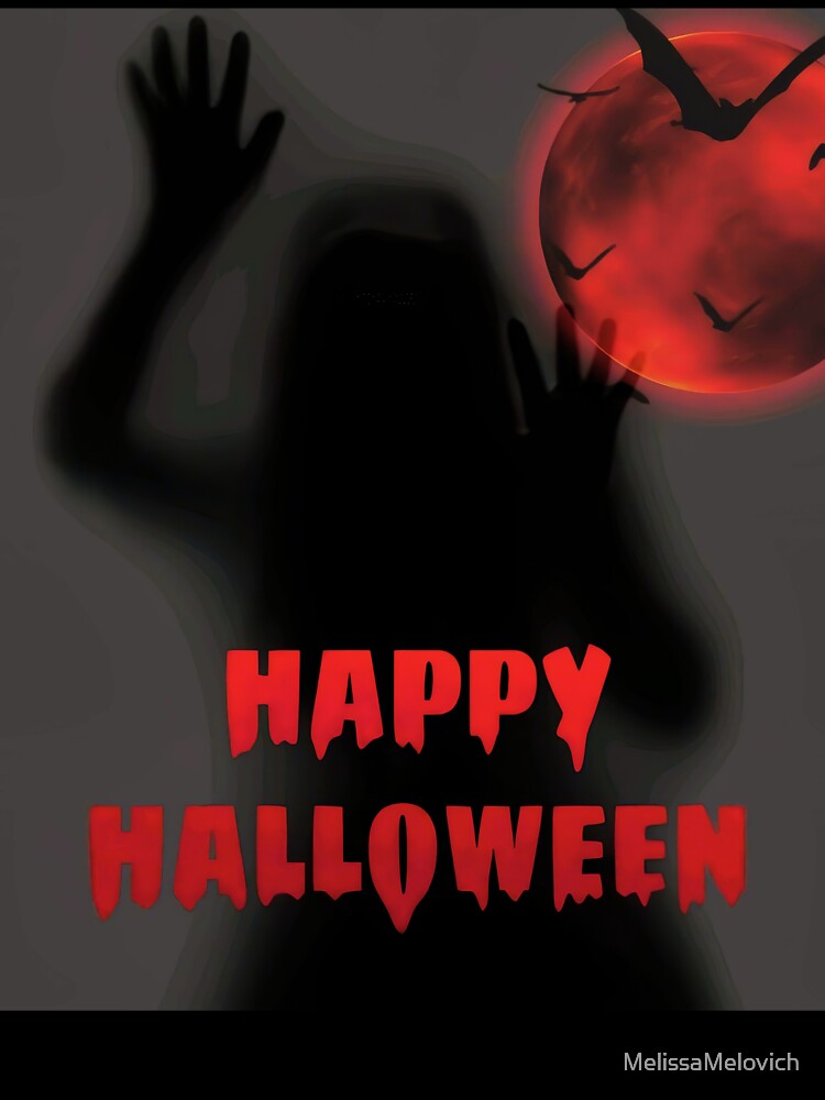 Ghost  Enchanting Halloween Art: A Spooky and Aesthetic Design by MelissaMelovich