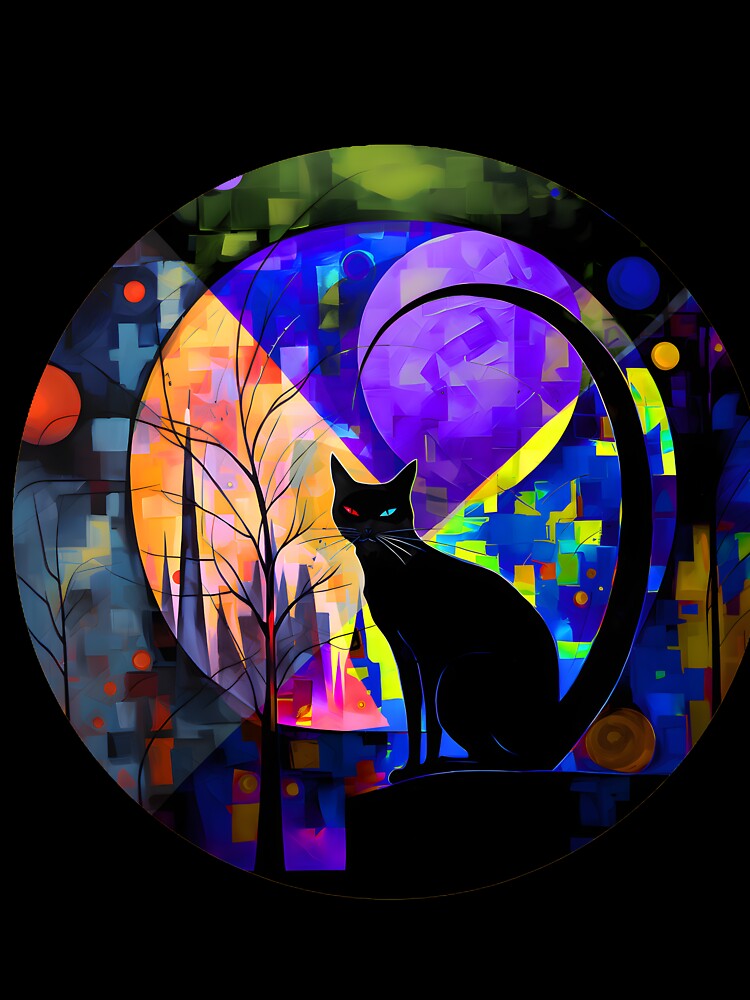 Black Cat at Night by HorizonVistaDA