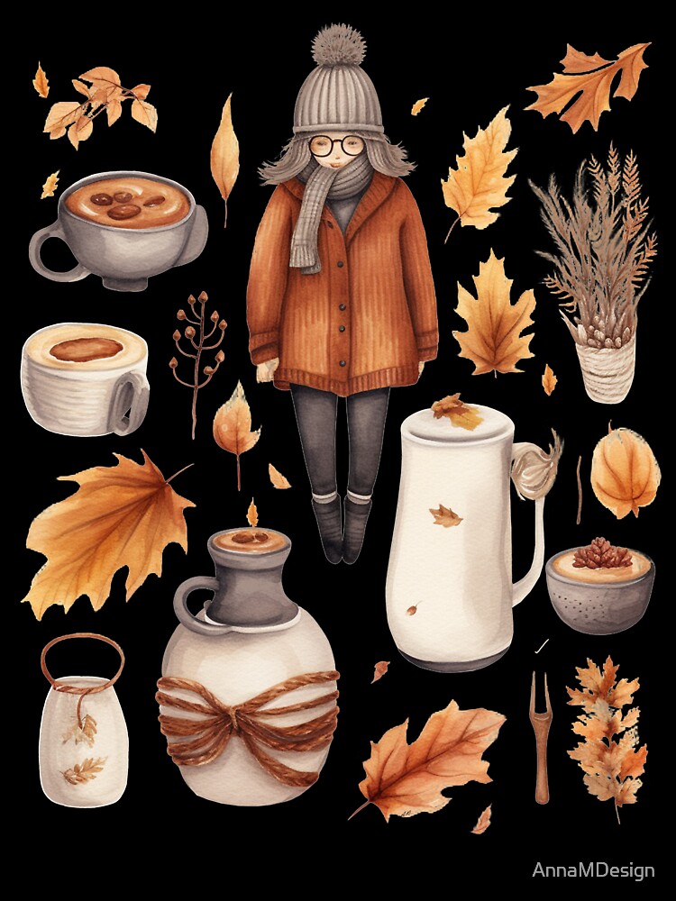 Autumn Pattern Fall Pattern by AnnaMDesign