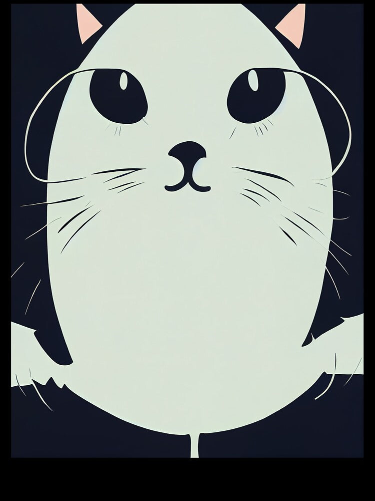 cat halloween minimali gotic by ComicsFactory