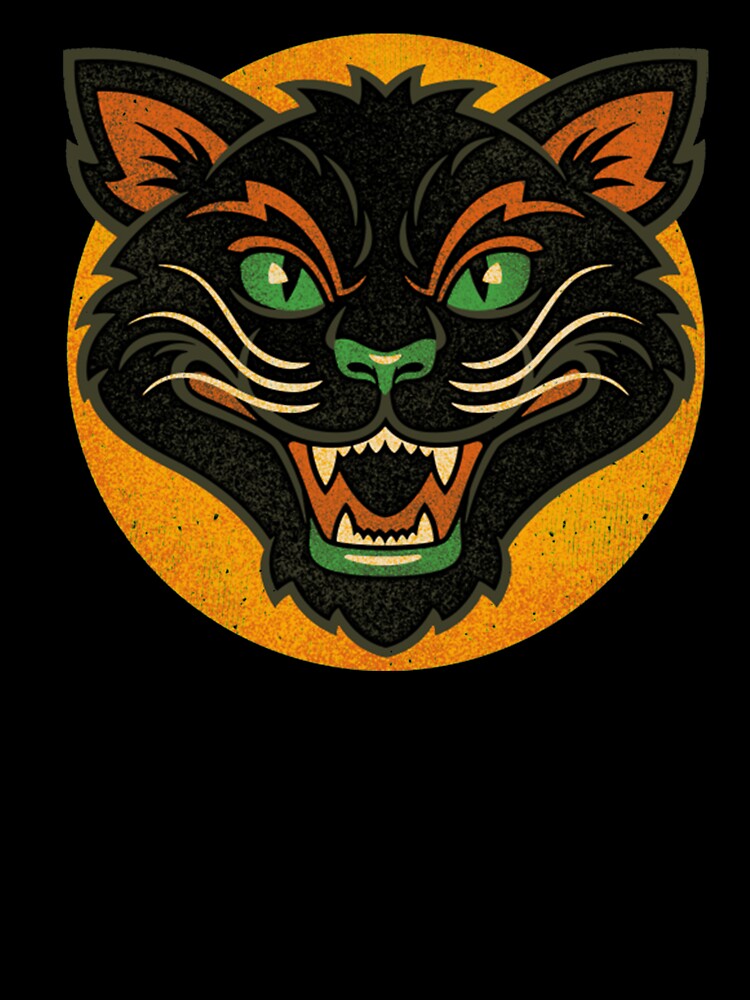 Halloween Vintage halloween cat by CekaTovi