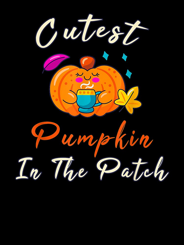 Cutest Pumpkin In The Patch Halloween Boys and Girls Kawaii by Jonathanhagerst