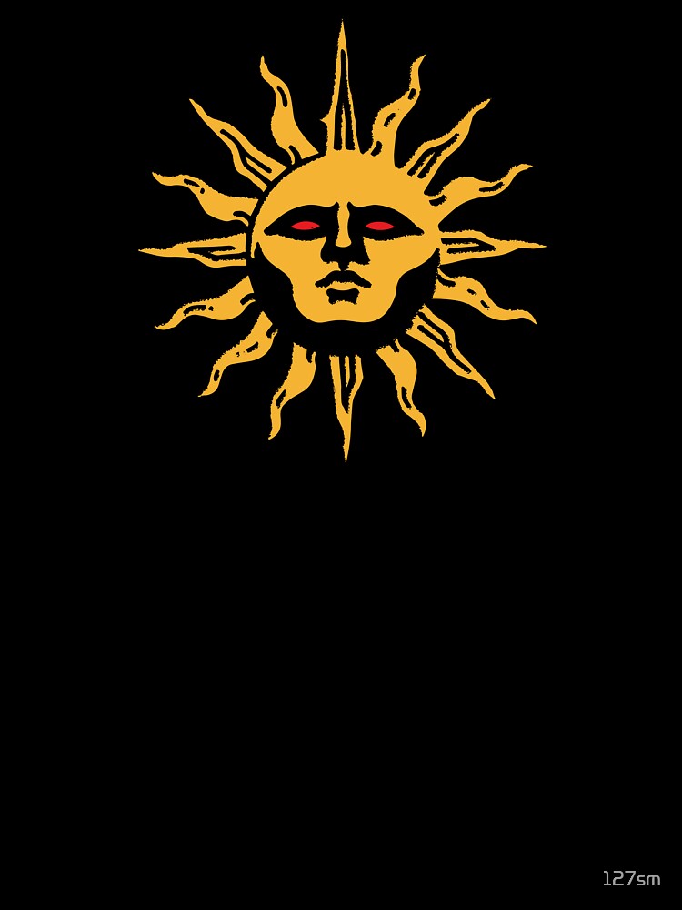 Sun tarot sign t-shirt design 127sm by 127sm