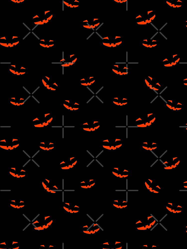 halloween pumpkin pattern by cutecrazytshirt
