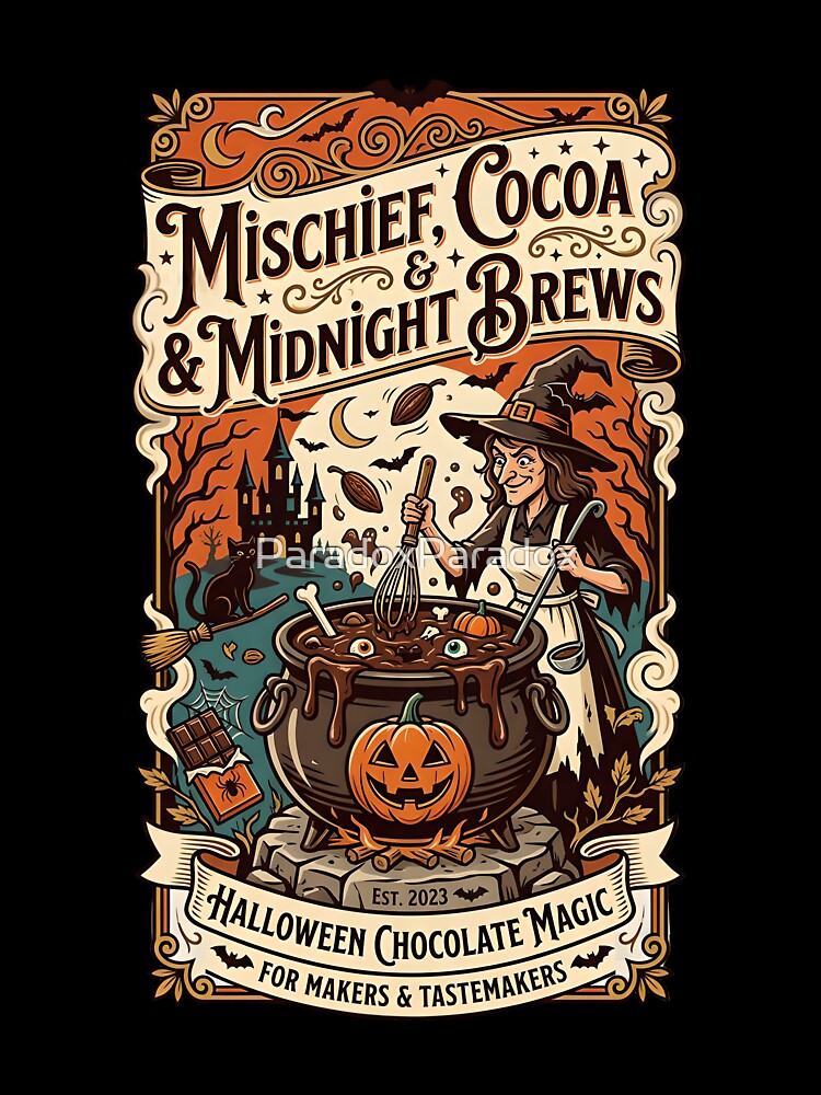 Mischief, cocoa & midnight brews - Halloween for chocolate makers & testmakers by ParadoxParadox