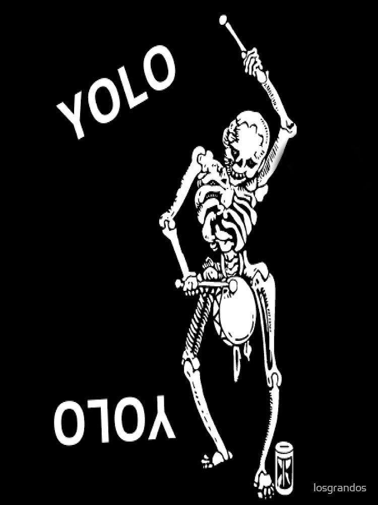 SKELETON DANCING YOLO by losgrandos