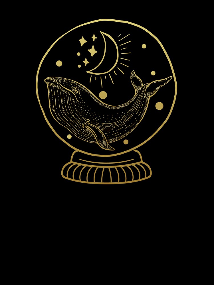 Whale in magic crystal ball by 397HOUSE Your happy time