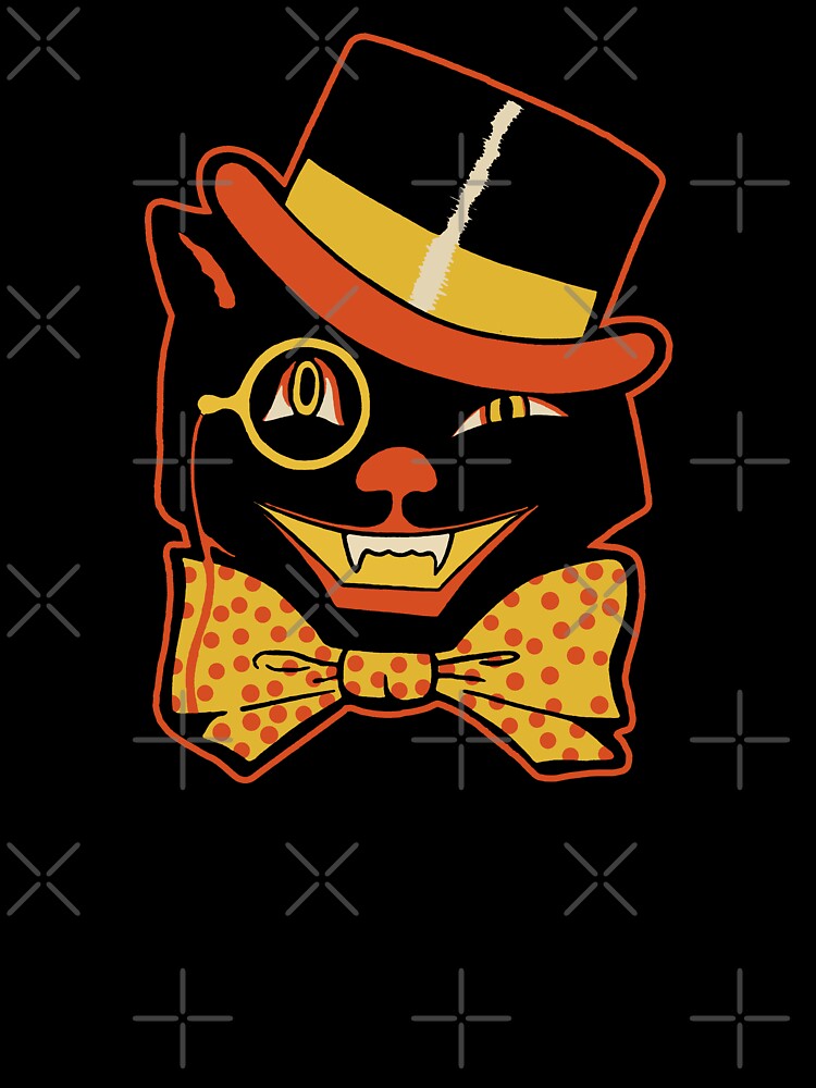 Vintage Fancy Halloween Cat by fearcity