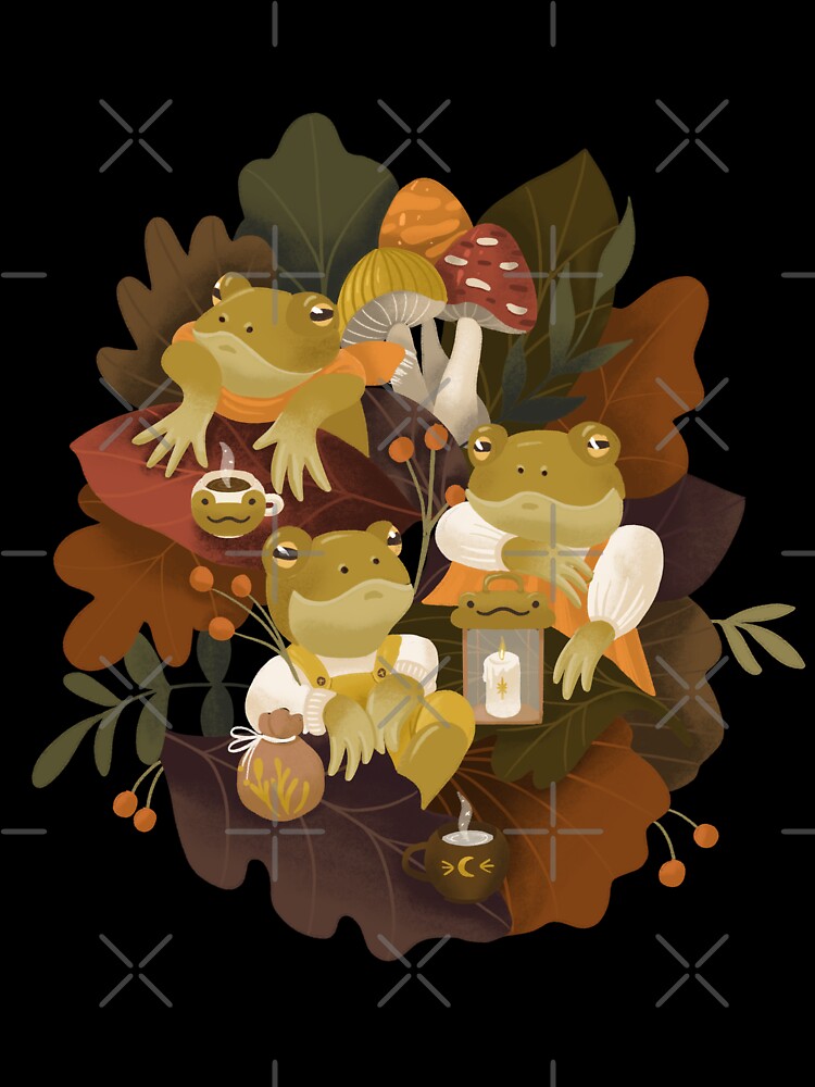 Frogs tea party by Elenanaylor
