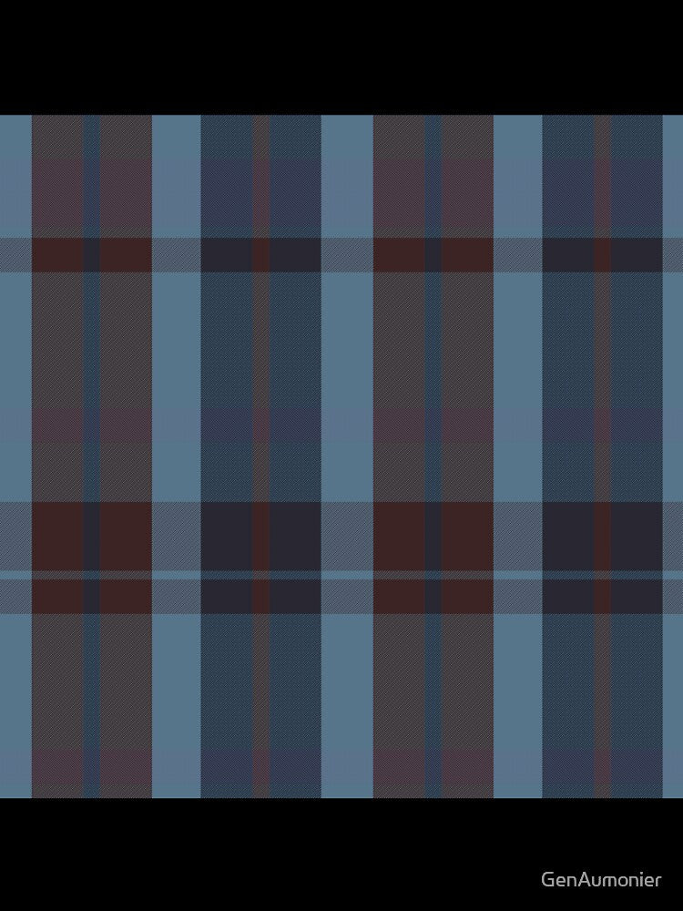 Winter Aesthetic Aillith 2 Hand Drawn Textured Plaid Pattern by GenAumonier