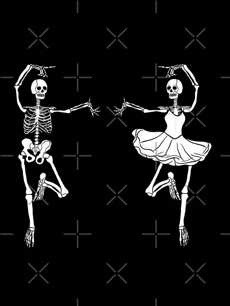 Dancing skeleton couple by Mermaidssparkle
