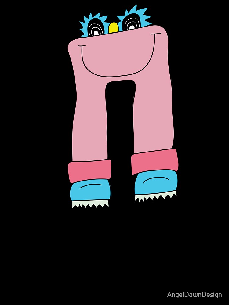 Demon Pants // Pink + Aqua // X-Large by AngelDawnDesign