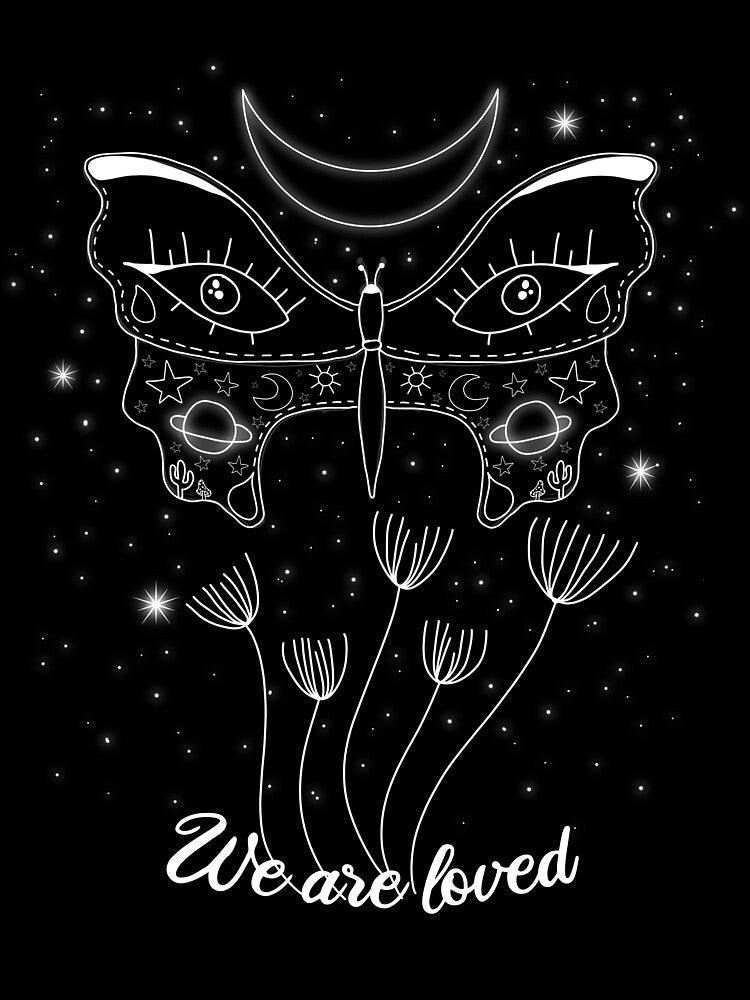 Butterfly Galaxy We Are Loved by AOCreativeProd