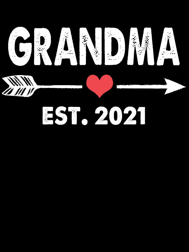 Grandma Est 2021 Funny Mothers Day Gifts New Grandparents Baby Gift by smtworld