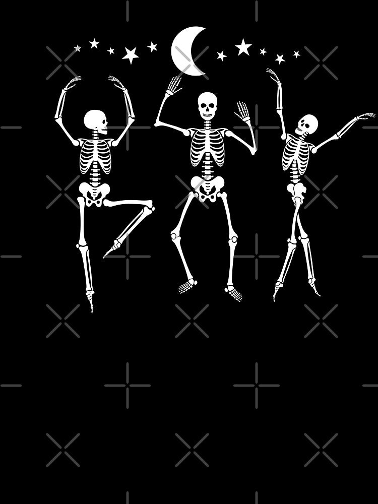Halloween Party Dancing Skeleton by Artistusha
