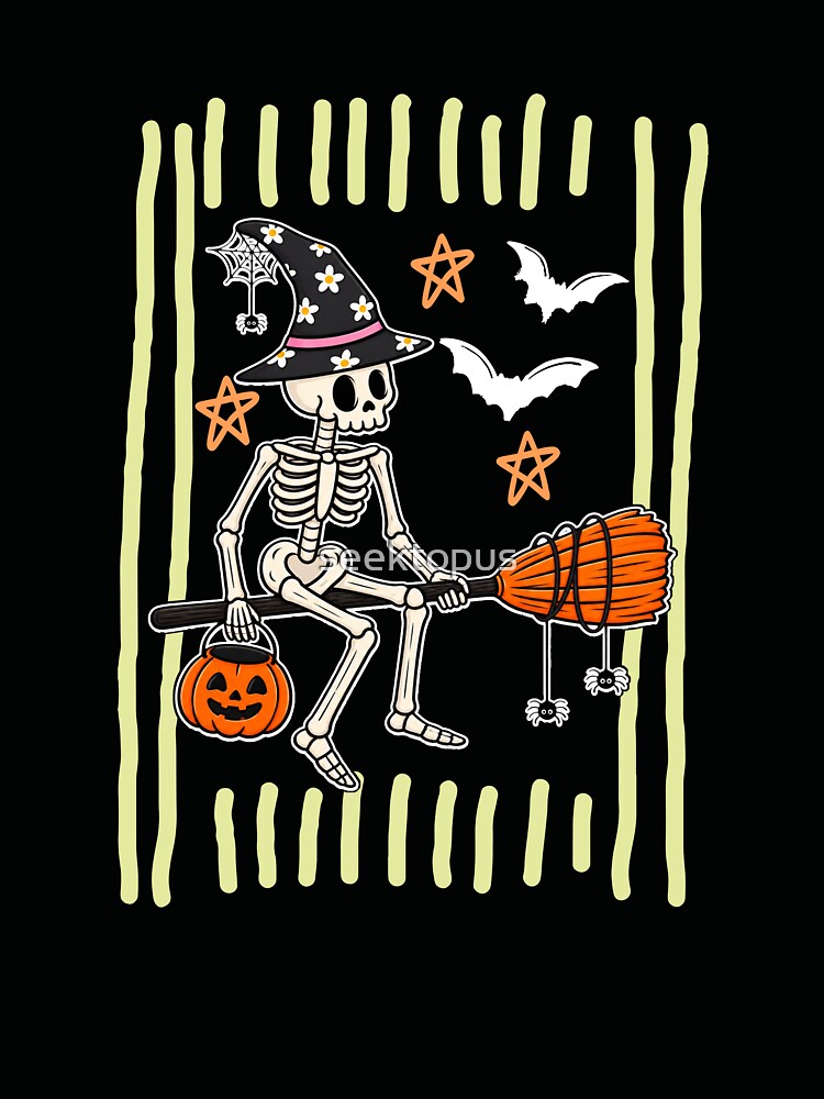 Halloween Stripped Skeleton by seektopus