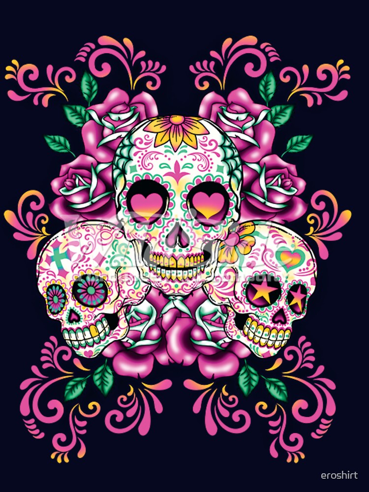 Day Of The Dead Skull by eroshirt