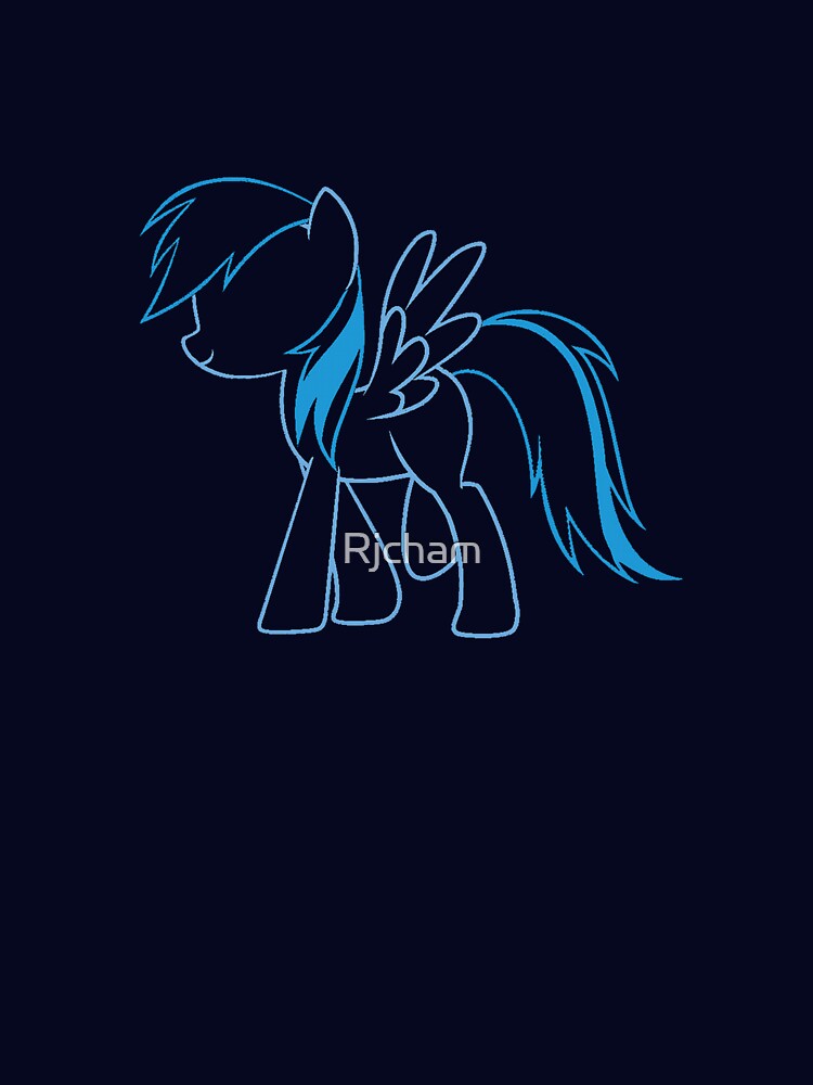 Rainbow Dash Lines by Rjcham