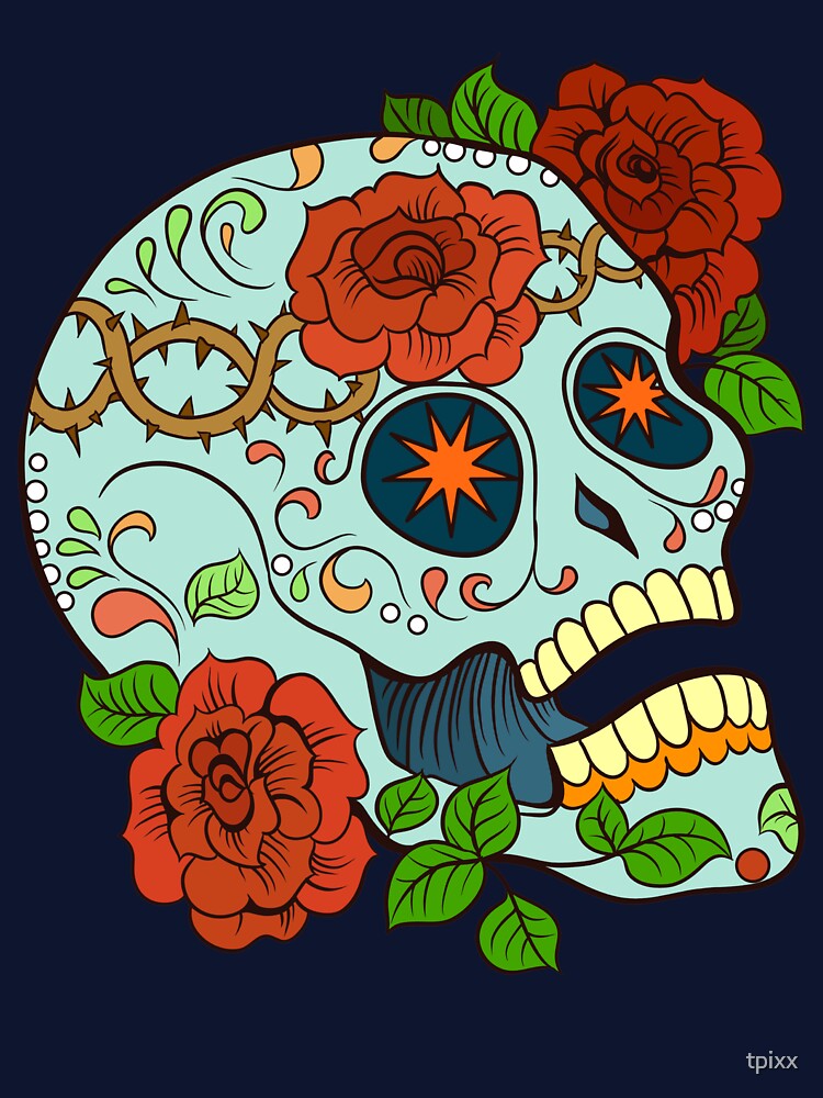 Sugar Skull Day of the Dead by tpixx