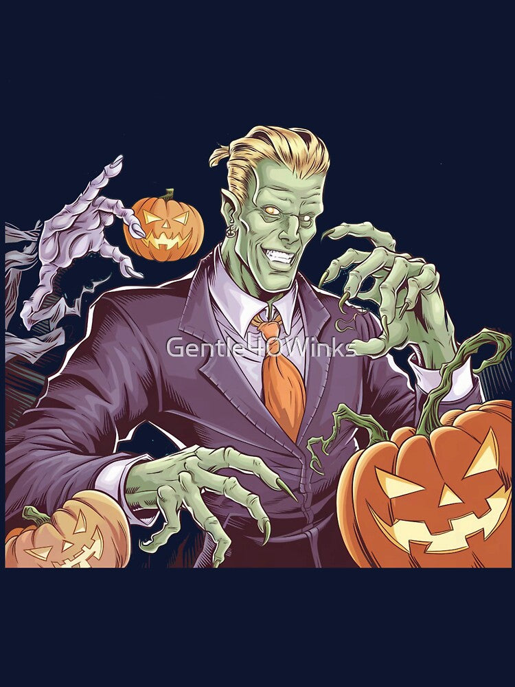 Orange Tie Halloween by Gentle40Winks