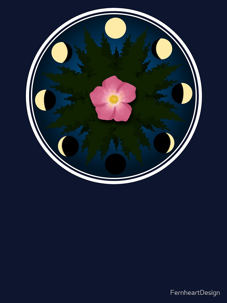 Forest Phases of the Moon by Fernheart Designs